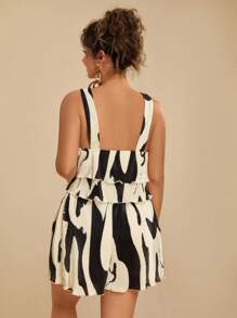 SHEIN VCAY Vintage Plus Size Boho Casual Holiday Beach Resort Spring Summer White Embroidered 2 Pieces Set: Embroidered Top & Shorts