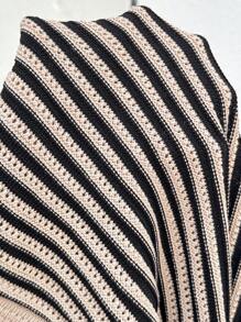 SHEIN Maternity Striped Knitted Camisole And Shorts 2 Pieces Set, Casual Holiday Outfit 2 Pieces Dress Set Summer Outfits For Women