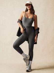 VARSITIE Tight And Beautiful Back Yoga Women Sports Jumpsuit