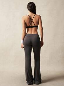 VARSITIE Camiseta y top de tirantes de mujer de unicolor, ajuste slim, para deportes casuales