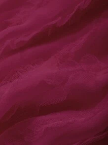 DAZY Women's Elegant Solid Color Textured Waist Dress Summer Elegant Sundress