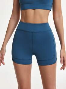 Lifespree Pantaloncini casual da donna in colore unito, di stile minimalista, adatti per l'uso quotidiano