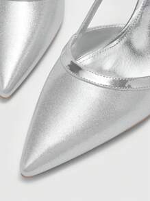 CUCCOO BIZCHIC Sandalias de tacón alto elegantes y de moda con decoración de rhinestones