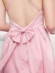 Poshira Vestido de novia elegante de estilo burbuja, vestido para invitada de boda con bajo estilo burbuja en color rosa, moda minimalista, adecuado para festival de música de verano, primavera/verano, vestido de fiesta, vestido de graduación