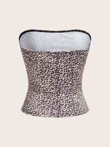 SHEIN EZwear 4 件套女士时尚休闲百搭吊带背心套装 - 彩色 - 查看 7