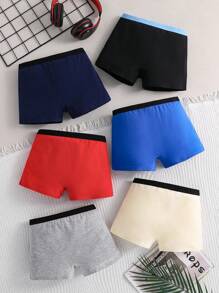 6pcs/Set Retro Game Console Print Boxer Briefs For Teenage Boys - Multicolor - View 2