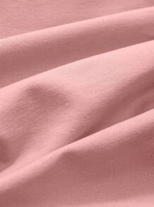 DAZY Women's Sexy Plain Casual Wide Strap Pleated Chest Design Pink Tank Top, Summer - Dusty Pink - View 6