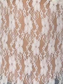 Elenzga Women's Lace Splicing Sheer Camisole - White - View 7