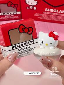 Hello Kitty｜SHEGLAM True Love Dewy Multi-Use Balm-Whiskers Rare Brand Beauty Makeup Face Paint Cosmetic For Women Girls Perfect For Winter Spring Ideal For Y2K Fancy Fashion Suitable For Birthday Gift Party Ready Best Color - Whiskers - View 1