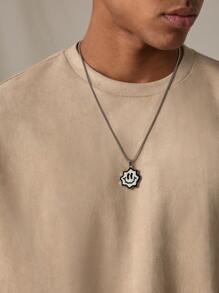 SWAVVY 男士针织时尚休闲宽松数字刺绣短袖T恤，夏季，学校，秋季 - 卡其色 - 查看 6