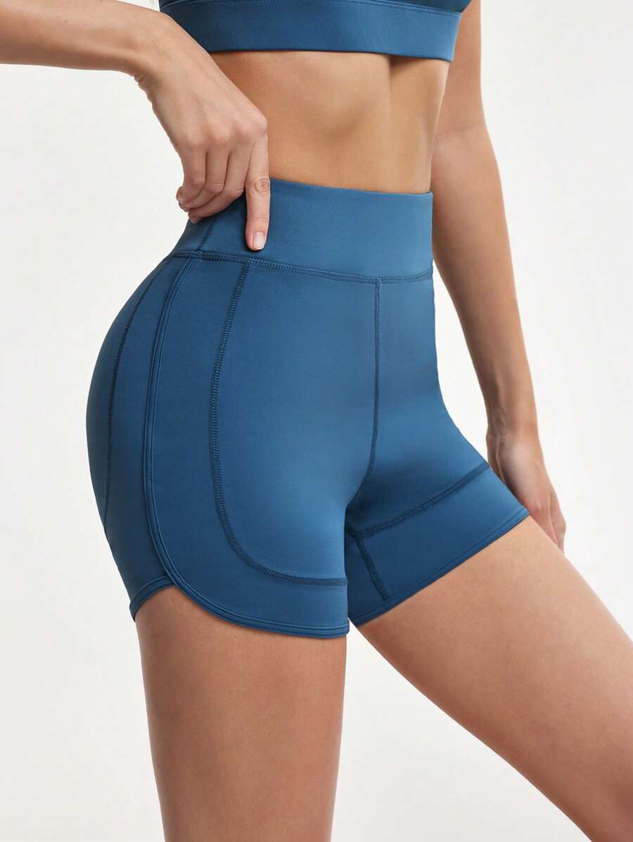 Lifespree Pantaloncini casual da donna in colore unito, di stile minimalista, adatti per l'uso quotidiano