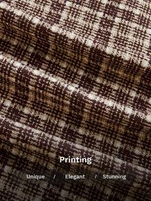 无袖格子连体裤，配吊带和收腰设计，复古风格，格子连体裤，阔腿裤，卡其裤，老钱风格，返校服装，秋季女装，90年代时尚连体裤