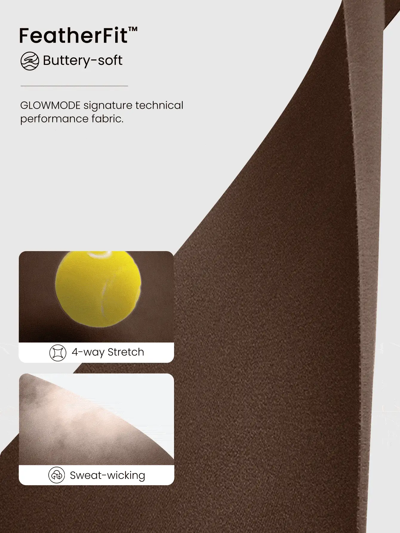 GLOWMODE 6 英寸 FeatherFit™ Country Crossover 防滑跑步短裤 低冲击骑行 健身房锻炼 夏季