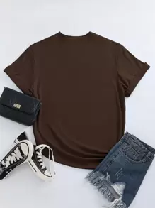 INAWLY Sommer Lässig T-Shirt mit Schmetterlings-Muster, kurze Ärmel Grafikshirt Damen Oberteil