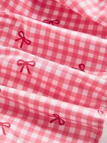 SHEIN MOD Women Plus Size Puff Sleeve A-Line Blouse, Cute Vintage Country Style Top,Hawaii Women Outfits,Hawaii Women Outfits,Casual Women Outfits,Easter Shirt,Summer Blouse,Puff Sleeve Top,