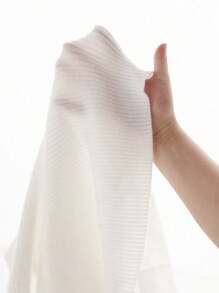 Manfinity Homme Men's Solid Color Crew Neck Sleeveless Casual Knit Vest - White - View 5