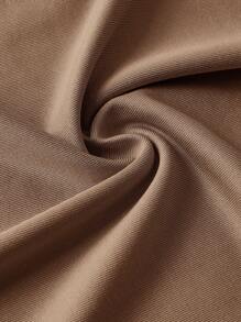 SHEIN Essnce Body sin mangas con drapeado minimalista de talla grande - Multicolor - Ver 7