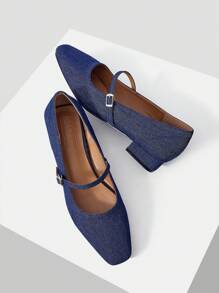 MOTF PREMIUM 女士时尚通勤舒适百搭平底鞋 - 藍色 - 查看 9