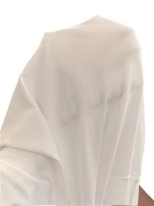 Aloruh Women Solid Color Crew Neck Ruched Fitted Mini Dress Wedding Guest Dress Women Bridal Shower Dress White  Elegant Modest