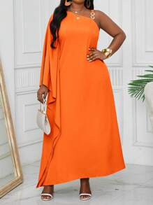 SHEIN Lady Spring And Summer Autumn And Winter Elegant Green Woven Off The Shoulder Straps Woven Long Kaftan Dress Plus Size Dresses Beachwear Vacation Outfits Woman Beach Outfits For Woman Vacation Vacation Outfits Women Beach Vacation Outfits Beach Spring Outfits For Women