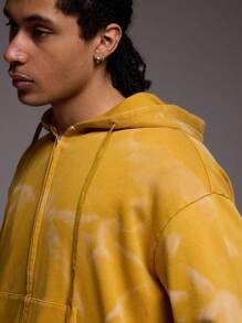 Musero Full Zip Washed Oversized Full Zip Hoodie Tracksuit Only - Multicolor - View 2