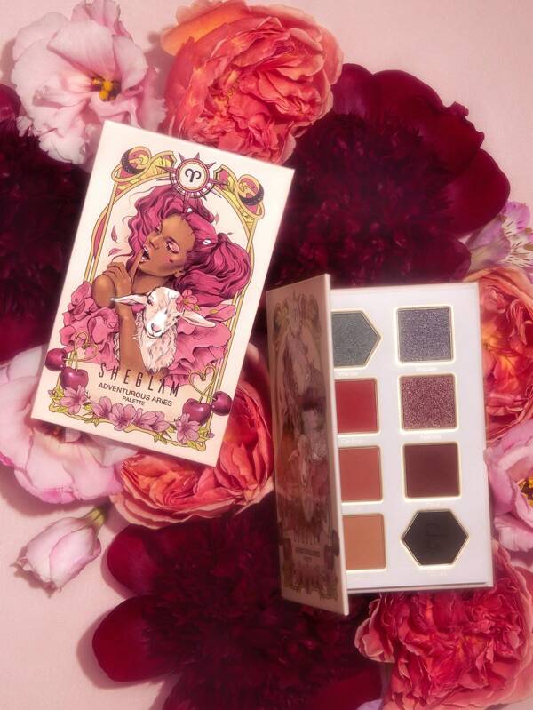 SHEGLAM Paletă Adventurous Aries 8-Clolor Shimmer Mate Fard De Pleoape Portocaliu RoșU Maro Pigment îNalt Fard De Pleoape Cremă Blendable De Lungă Durată CrăCiun Iarnă Roz Maro Fard De Pleoape Absolvire Zi De NașTere Vacanță Vară Toamnă Y2K Elegant Modă Femei Machiaj Cosmetice Petrecere Plajă CăLăTorie Camping ÎN Aer Liber ȘCoală Campus Excursie Festivaluri Decor Cadou Cadou Trandafir Fată Cosplay Cel Mai Bun Culoare Farmec Atmosferă