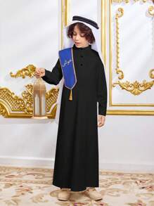 Tween Boy' Holiday Formal Shirt - Black - View 1