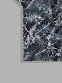 Manfinity EMRG 男士夏季休闲迷彩印花短袖 T 恤 - 霧霾藍 - 查看 4