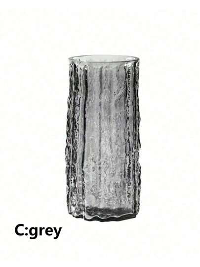 1pc Creative Glacier Glass Vase, Living Room ation, Home/Shop/Office, Ideal Both Fresh Dry Flowers, Can Create Joyful Com Tafel Atmosphere, Great As Dining ation. view 9