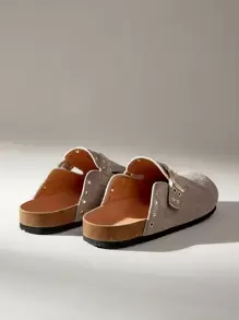 Solecia Women Casual Solid Color Flat Loafers - Dark Grey - View 4