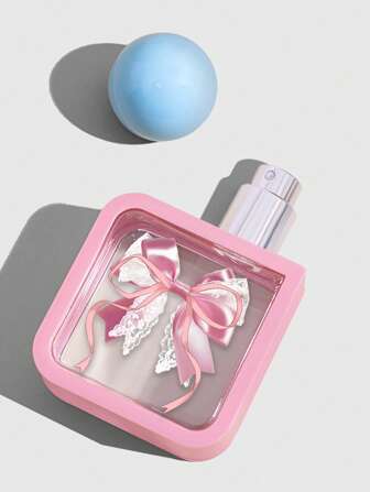 Kawaii 1 Pc Butterfly Print 40ml Perfume Spray Bottle, Portable Refreshing Moisturizer Travel Set