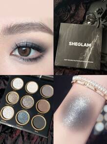 SHEGLAM Paleta De Sombras De Ojos Deep Feelings Paleta De Sombras De Ojos Mate MetáLicas De 9 Colores Ultra Pigmentadas Sombras De Ojos Negras Y Grises De Larga DuracióN Suaves Y Lisas Para Un Estilo Profundo Sombras De Ojos De Regalo De Navidad Para El Brillos Marca Belleza Maquillaje CosméTico Para Mujeres NiñAs Perfecto Para OtoñO Invierno Ideal Para Y2K Elegante Moda Adecuado Para CumpleañOs Navidad Presente Fiesta Listo Mejor Color