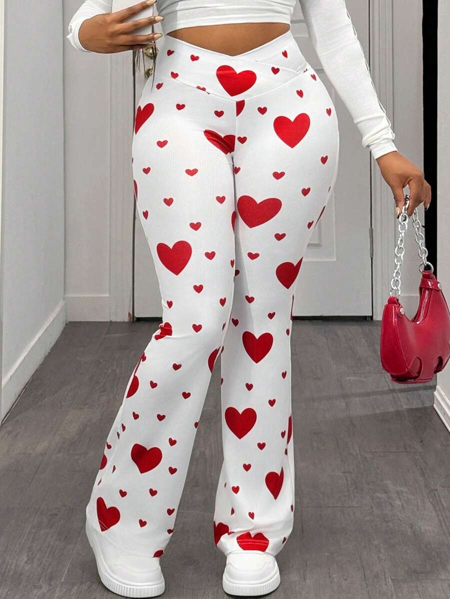 Slaydiva 女士圆点喇叭裤，简约时尚，适合夏季 - 彩色 - 查看 1