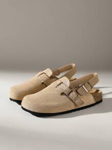 Solecia Women's Slip-On Mule Loafers With Thick Sole, Closed Toe, Spring/Autumn For Christmas - Apricot - View 2