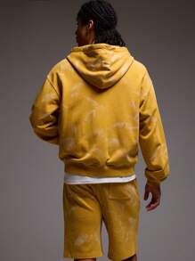 Musero Full Zip Washed Oversized Full Zip Hoodie Tracksuit Only - Multicolor - View 3