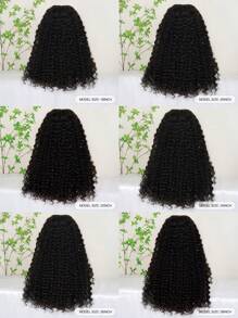 ALL READY WIG Perucă 100% păr uman, pre-decolorată, pre-smulsă, pre-tăiată, cu dantelă frontală topită, 6x5, fără lipici, cu onduleuri adânci, 9AM HAIR