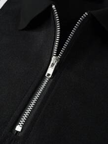 Manfinity Homme 男士休闲拼色短袖 Polo 衫，Old Money 品牌 - 彩色 - 查看 5