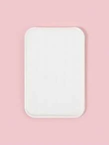 ROMWE Kawaii Cute Pink Bow Foldable Compact Mirror - White - View 2