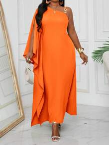 SHEIN Lady Spring And Summer Autumn And Winter Elegant Green Woven Off The Shoulder Straps Woven Long Kaftan Dress Plus Size Dresses Beachwear Vacation Outfits Woman Beach Outfits For Woman Vacation Vacation Outfits Women Beach Vacation Outfits Beach Spring Outfits For Women