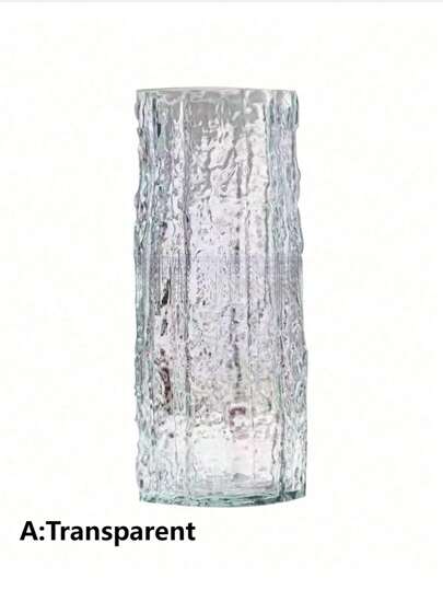 1pc Creative Glacier Glass Vase, Living Room ation, Home/Shop/Office, Ideal Both Fresh Dry Flowers, Can Create Joyful Com Tafel Atmosphere, Great As Dining ation. view 11