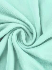 Manfinity Dauomo Premium Business Style Short Sleeve Men's Polo Shirt - Mint Green - View 4