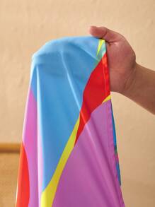 Slaydiva 2pcs Plus Size A-Line Floor-Length Skirt Set, Digital Floral Print, Vacation Outfit - Multicolor - View 8