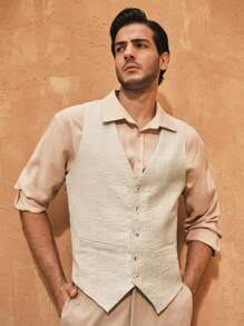 Manfinity VCAY Gilet décontracté coupe slim pour homme