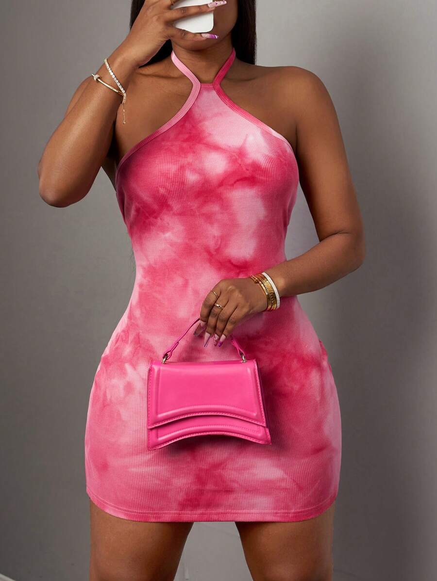 Slaydiva Casual Minimalist Summer Dress - Multicolor - View 1