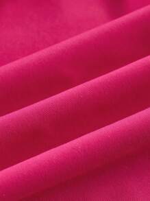 Swim Oasis 女士玫瑰红色露背系带花卉 3D 网眼刺绣连体泳衣，带网眼裙 2 件套，优雅度假/海滩度假，春夏季