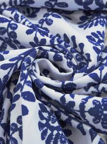 SHEIN Clasi 女士度假风全印花 A 字裙