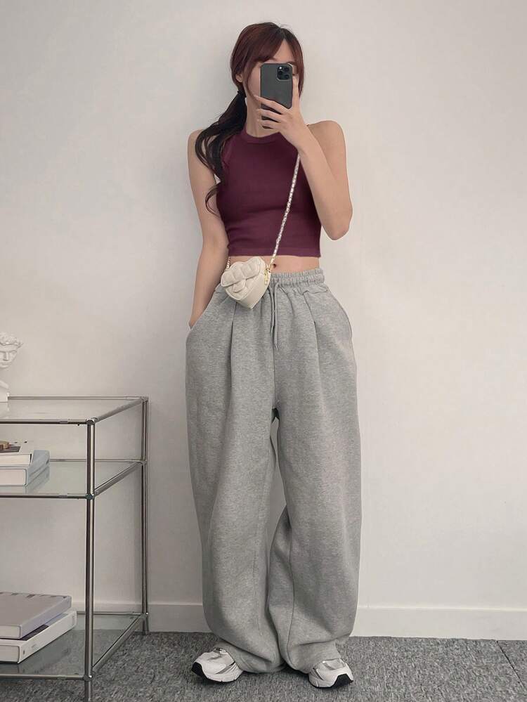 Women's Minimalist Basic Sports, Fashionable Suitable For Summer Tank Tops Crop Women Tops