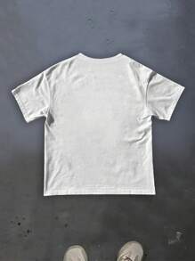 Manfinity Dauomo Casual Military Print Round Neck Men's Short Sleeve T-Shirt