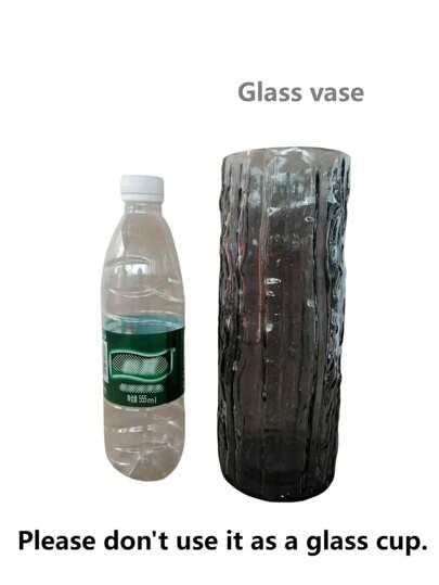 1pc Creative Glacier Glass Vase, Living Room ation, Home/Shop/Office, Ideal Both Fresh Dry Flowers, Can Create Joyful Com Tafel Atmosphere, Great As Dining ation. view 14