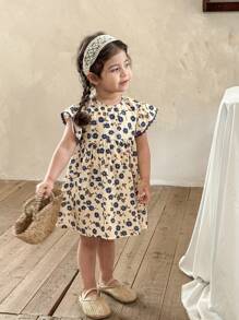 SHEIN LMoss Kids LMoss Baby Girls Dresses Kids Summer Dress Girl Summer Toddler Dress